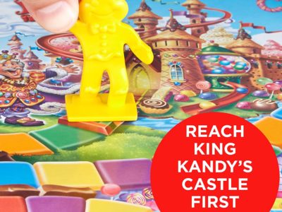 Hasbro Gaming Candy Land Kingdom Of Sweet Adventures Board Game For Kids Ages 3 & Up (Amazon Exclusive),Red,Original version