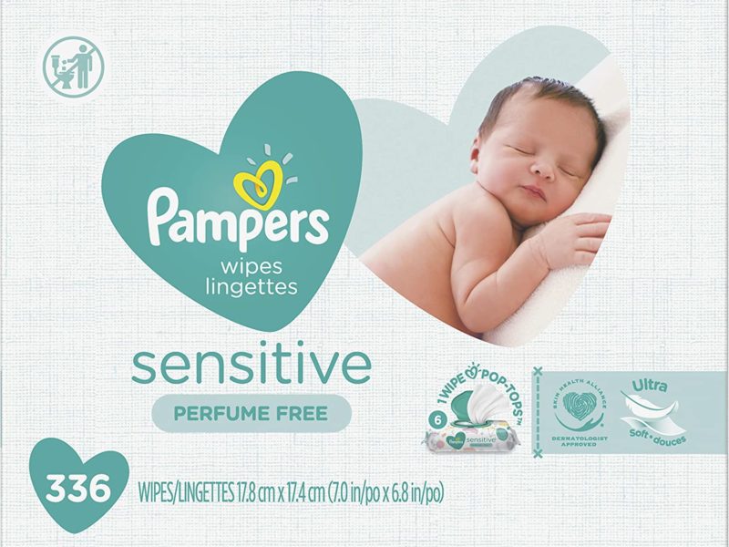 Cheap & High Quality Pampers | Cheap Diapers | Choose Your Count, Sensitive Water Based Baby Diaper Wipes | Hypoallergenic and Unscented