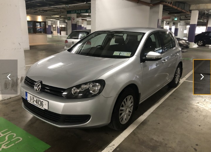 VOLKSWAGEN Golf TRENDLINE 1.2 TSI D7F 105BHP 5DR AUTO.2011