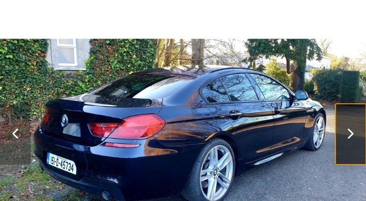 BMW 6 Series 640 M SPORT GRAN COUPE 4DR.2015